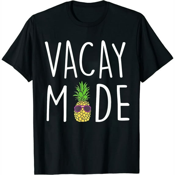 Vacay Mode Pineapple Funny Family Vacation Beach T-Shirt