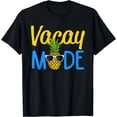 thumbnail image 1 of Vacay Mode Shirt Pineapple Funny Family Vacation Beach Gift T-Shirt Black X-Large, 1 of 4