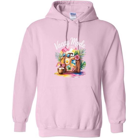 Vacay Mode Summer Funny Vacation Holiday Trip Quote Graphic Hoodie