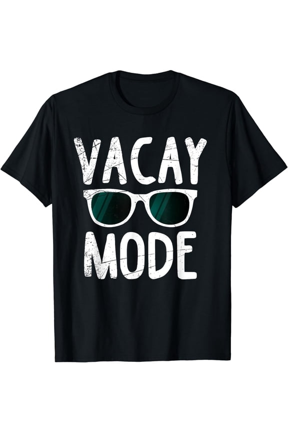 Cool Funny Awesome Beach Vacation Summer Travel Vacay Mode T Shirt Funny Family Vacation Gift Men Women T-Shirt