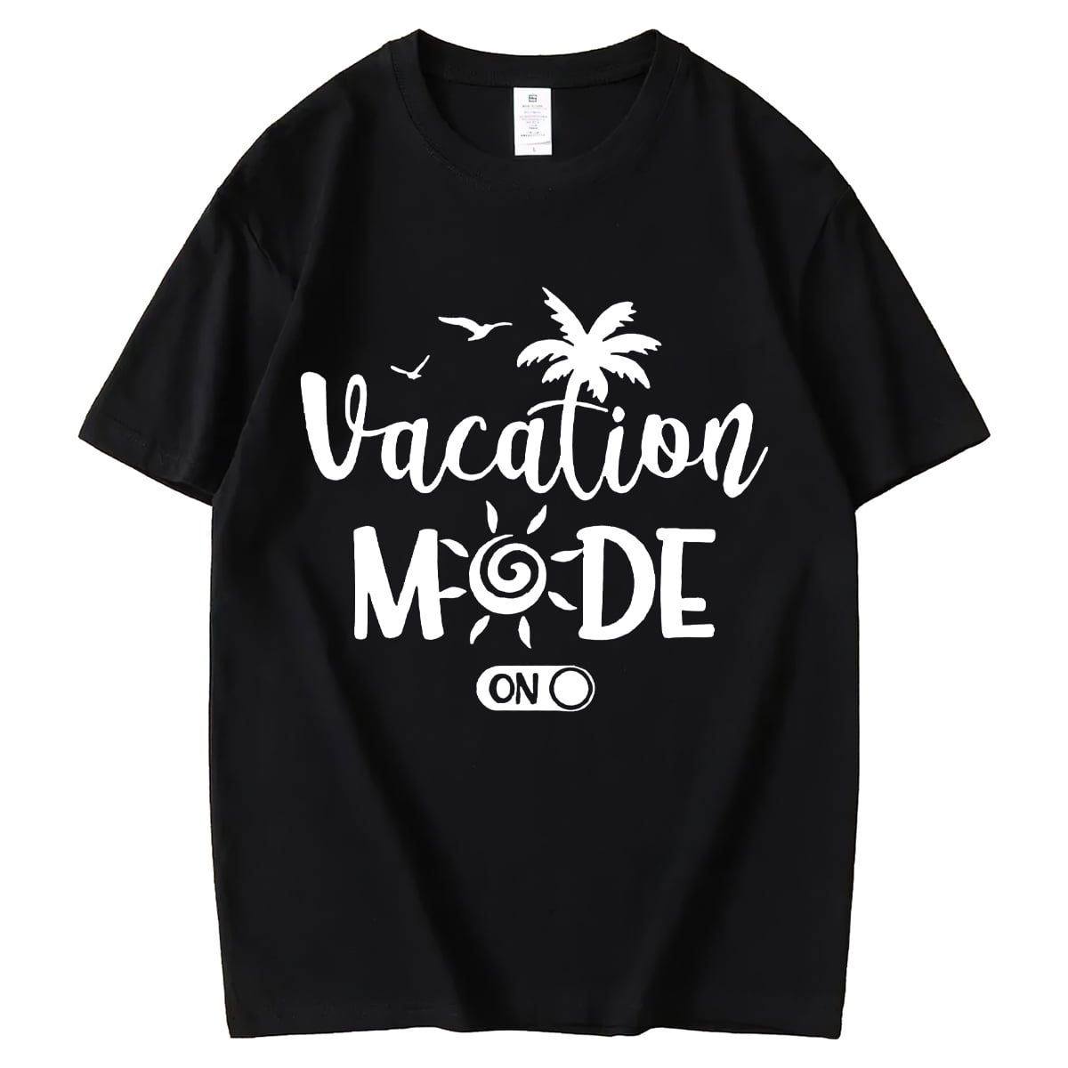 Vacation Shell Print Loose Shirt