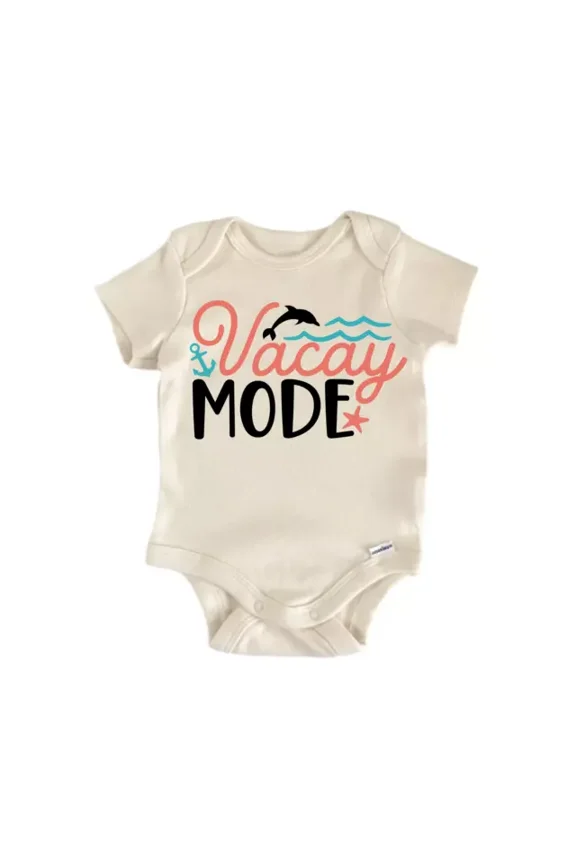 Vacay Mode Vacation Baby Boy Girl Clothes Bodysuit Cute Newborn Cute Baby Onesie, BABY BODYSUIT LAT 4424