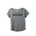 thumbnail image 1 of Vacay Mode Women's Fashion Slouchy Dolman T-Shirt Tee Heather Grey Small, 1 of 4