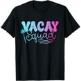 thumbnail image 1 of Vacay Squad Summer Vacation Family Friends Trip Palm Trees T-Shirt, 1 of 3