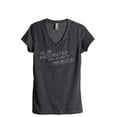 thumbnail image 1 of Vaccinated And Ready To Mingle Women's Fashion Relaxed V-Neck T-Shirt Tee Charcoal Grey Large, 1 of 3
