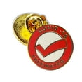 thumbnail image 1 of Vaccinated COVID-19 Coronavirus enamel Lapel Pin - Covid19 Bage gold plated pin - Brooch Vaccinated memorial for bag shirt - medical alert symbol USA pin (1), 1 of 5
