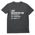 thumbnail image 1 of Vaccinated Shirt Pro Immunization Pro Vaccination T-Shirt XX-Large Heather Dark Gray, 1 of 6