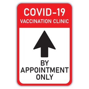 Appointment Only Sign