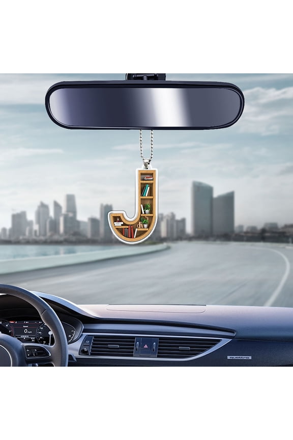 3Pcs Acrylic Keychain,26 Letter Bookshelf Design Acrylic Keychain, Colorful Alphabet Pendant for Keys Bags and Decor, Durable Gift for Book Lovers