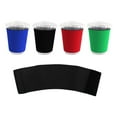 thumbnail image 1 of Vacemry 3Pcs Coffee Cup Sleeve, Neoprene Insulated Coffee Milk Tea Cup Sleeve, Reusable Thermal Cup Holder with Reusable Fastener Tape Closure, Anti Hot Hand Protector for Travel Office, 1 of 9