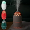 thumbnail image 1 of Vacemry 3Pcs Colorful Humidifier, Variable Color Light Hollow Design Humidifier, Household Spray Portable Bedroom Humidifier, Quiet Mist Maker with Color Changing LED, Desk Humidifier for Dry Air, 1 of 9