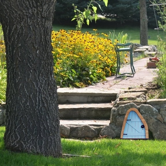 Vacemry 3Pcs Fairy Door Kit,DIY Wooden Door Decoration for Outdoor and Indoor, Whimsical Fairy Door for Garden and Tree, Handcrafted Wood Craft for Home Decor