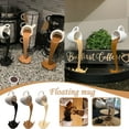 thumbnail image 1 of Vacemry 3Pcs Floating Coffee Cup Sculpture, Unique Kitchen Counter Decor with Pouring Illusion, Resin Mug Art for Home Office, Customizable Liquid Color Black Brown White, 1 of 9