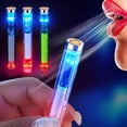 thumbnail image 1 of Vacemry 3Pcs Rechargeable Lighter, Blow Activated Colorful Flash Rechargeable Lighter, Windproof Refillable Butane Lighter for Hiking, Camping, and BBQ, Portable Lighter with Safety Lock, 1 of 9