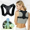thumbnail image 1 of Vacemry 4Pcs Posture Corrector Belt, Breathable Foam Back Support Strap for Adults, Adjustable Anti-Kyphosis Trainer to Improve Sitting Posture, Relieves Neck and Shoulder Tension, 1 of 9