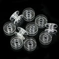 thumbnail image 1 of Vacemry Under $5 10pcs Clear Plastic Bobbins, Empty Sewing Machine Spools for Thread Winding, Universal Replacement Bobbins for Domestic Sewing Machines, Craft Sewing Accessories, 1 of 4