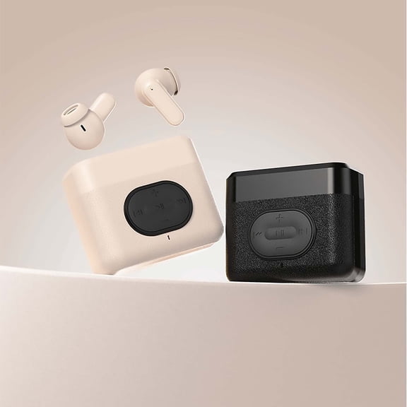 Vacemry under $5 2Pcs In Ear Surround Sound Headphones, Low Latency High Battery Bluetooth Earphones with Fast Charging, Noise Cancelling, Remote Control for Video, E Book, Music Playback