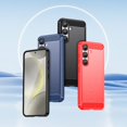 thumbnail image 1 of Vacemry under $5 2Pcs S25 Phone Case, S25 Phone Case Pull Fiber Thin Sturdy Shockproof TPU Soft Case, Carbon Fiber Texture Protective Cover for Samsung Galaxy S25, 1 of 9