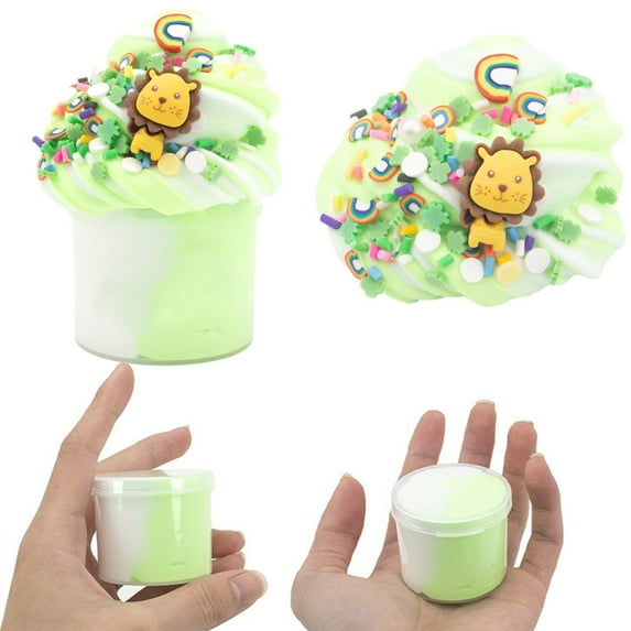 Vacemry under $5 70ml Butter Slime, Ultra Soft 70ml Butter Slime, Non-Drying Stretchy Clay for Sensory Play, Creative DIY Crafts, Stress Relief, Comes with Colorful Mix-Ins for Enhanced Fun