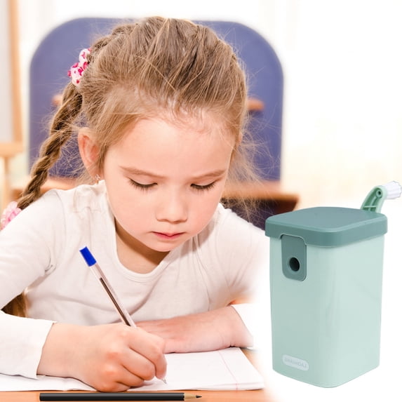 Vacemry Under $5 Adjustable Pencil Sharpener, Long Point Lead Pointer, Manual Rotary Sharpener, Art Drawing Tool, Classroom Office Supply with Precision Blade