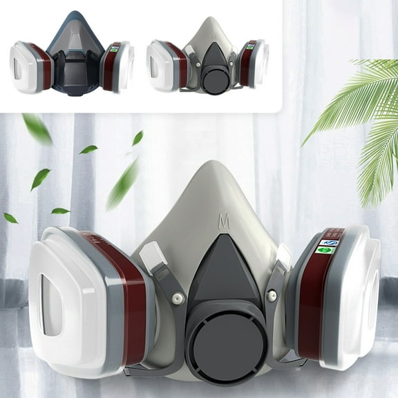 Vacemry Under $5 Air Purifying Mask with Replaceable Filters, Reusable Respirator for Protection Needs, Adjustable Face Cover with Breathable Design, Safety Gear for Various Environments and Uses