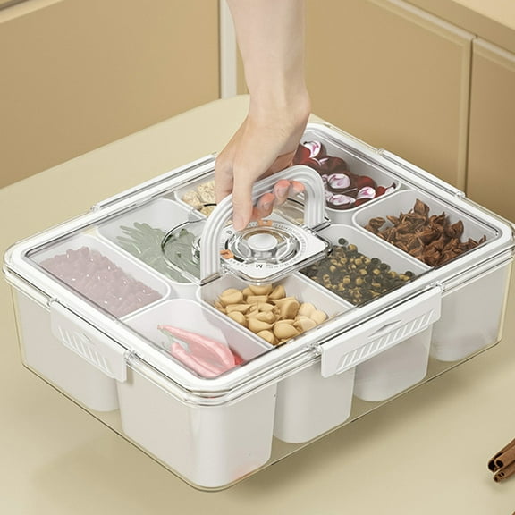 Vacemry Under $5 Airtight Food Storage Containers, Kitchen Plastic Food Keepers, Reusable Leftover Food Boxes, Leak Proof Food Savers, Refrigerator Freezer Containers