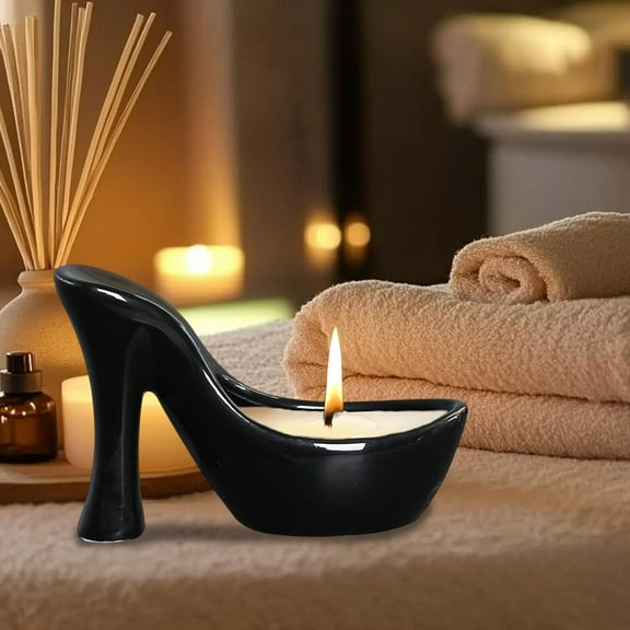 Vacemry Under $5 Aroma Candle Holder, Ceramic Candle Cup Container, Home Fragrance Vessel for Wax Melts, Decorative Candle Jar for Living Room Bedroom, Empty Candle Container for DIY Scented Candles