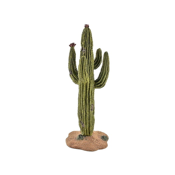 Vacemry Under $5 Artificial Cactus Plants, Simulation Green Succulents Potted Decor, Tropical Desk Ornament for Home Office, Lifelike Miniature Potted Arrangement