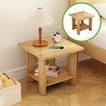 thumbnail image 1 of Vacemry Under $5 Bedside Table with Storage, Small Side Table for Living Room, Compact Sofa End Table, Multi-Functional Nightstand with Shelf, Modern Accent Table for Home, 1 of 6