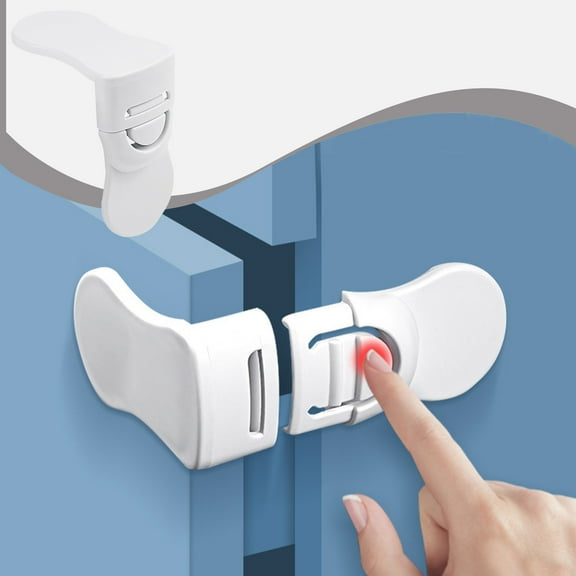 Vacemry Under $5 Child Safety Cabinet Lock, Multipurpose Drawer for Baby Proofing, Anti-Pinch Finger Guard for Refrigerator Doors, Home Protection Safety Device for Toddler Security