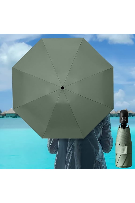 Under $5 Compact Sunshade Umbrella, Portable Travel Umbrella with Automatic Open, Mini Folding Umbrella for Outdoor Use, Lightweight Pocket Umbrella for Rain and Sun