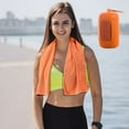 thumbnail image 1 of Vacemry Under $5 Cooling Towel for Sports, Ice Silk Face & Body Wipes for Gym Workout, Instant Cold Feeling Drying Towel for Outdoor Fitness, Reusable Chilling Neck Wrap for Summer, 1 of 3