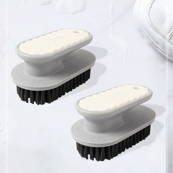 Vacemry Under $5 Crevice Cleaning Brush, Multifunction Soft Bristle Brush for Sink Kitchen Bathroom, Small Brush for Shoes Grout Corners, Flexible Detail Cleaning Tool for Home