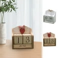thumbnail image 1 of Vacemry Under $5 Desktop Calendar, Wooden Date Display Stand, Office Desk Organizer with Number Blocks, Home Decoration Calendar Display, Modern Tabletop Calendar Decor, 1 of 9