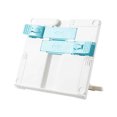 thumbnail image 1 of Vacemry Desktop Reading Stand, Foldable Book Holder for Students and Office Use, ABS Plastic Adjustable Page Rest for Hands-Free Reading, Multi-Angle Display Rack for Textbooks, 1 of 2