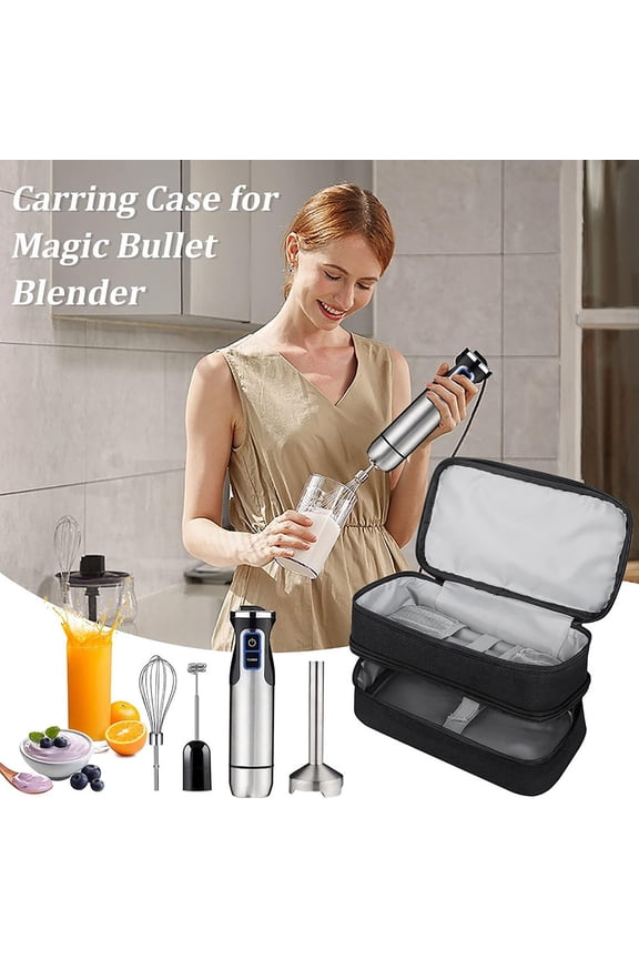 Under $5 Double Layer Tool Case, Storage Bag for Hair Dryer Styling Iron, Portable Cosmetology Equipment Organizer, Zippered Carrying Case with Compartments, Travel Beauty Bag