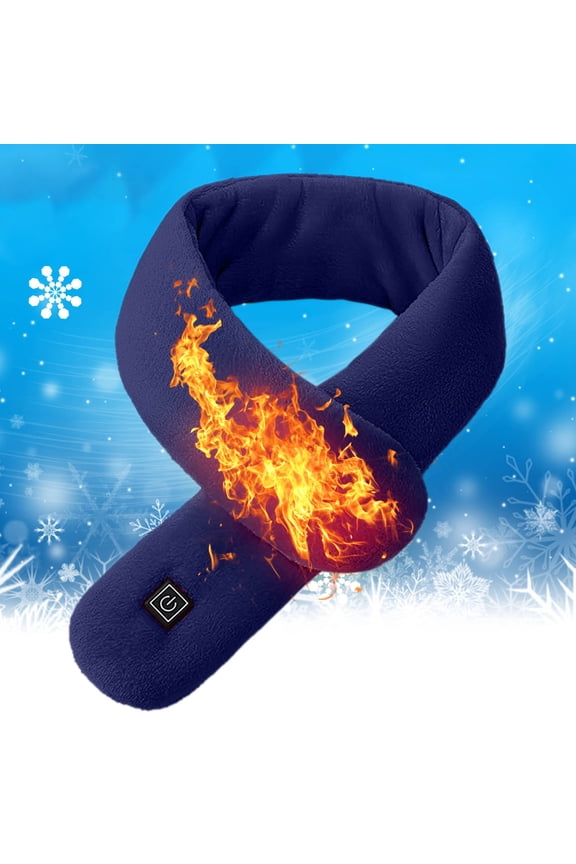 Under $5 Electric Heating Scarf, USB Powered Warm Neck Wrap, Rechargeable Thermal Scarf with Three Heat Settings for Cold Weather Protection and Comfort, Unisex Design