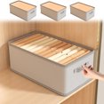 thumbnail image 1 of Vacemry Under $5 Fabric Storage Drawers System, Foldable Wardrobe Organization Boxes with Sturdy Construction, Clothing Sorting Storage Containers with Handles, Home Closet Management Solution, 1 of 9