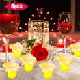 thumbnail image 1 of Vacemry Under $5 Flameless LED Candles Romantic, Rose Shaped Electronic Tea Lights with Realistic Glow, Bedroom Night Lights with Safe Operation, Decorative Ambient Lighting for Various Settings, 1 of 6
