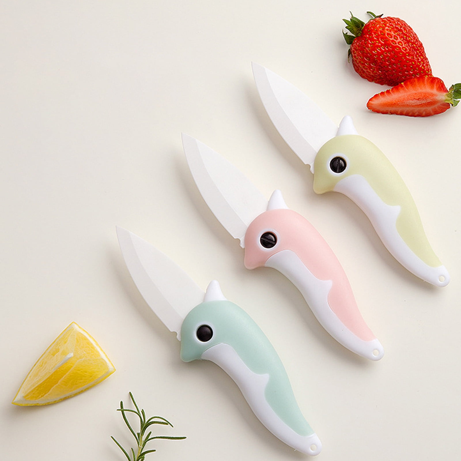 Vacemry Under $5 Foldable Ceramic Knife Tool, Portable Kitchen Cutting ...