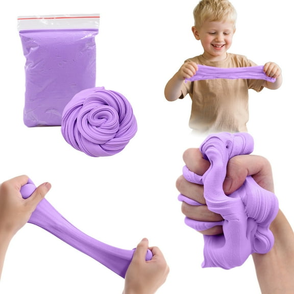 Vacemry under $5 Furry Cloud Clay, Ultra Soft Stretchy Colored Clay, Non-Hardening DIY Noodle Slime for Sensory Play, Creative Crafts, Stress Relief, Arts & Crafts Kit with Tools, Mess Free Fun