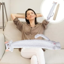 Vacemry Under $5 German Cats Long Hot Water Bottle, 35.43 Inch Extended Warm Bed Quilt Filler, Leak Proof Hot Compress Bag for Winter, Female Use Heat Pad for Body Warmth and Pain Relief