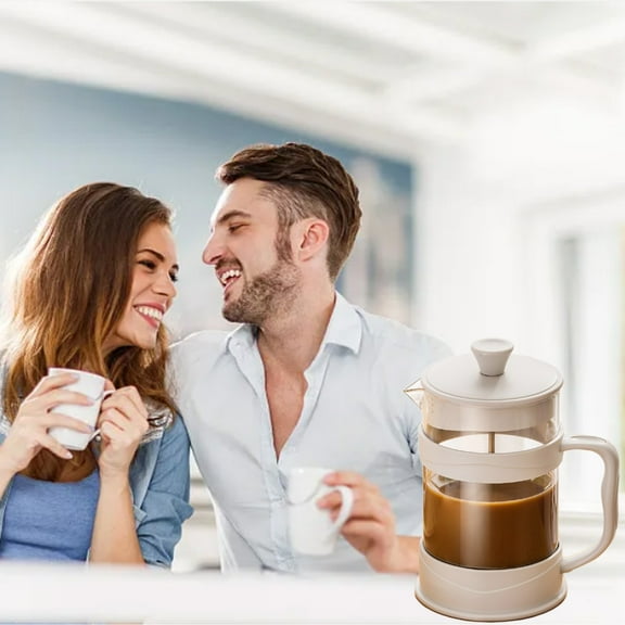 Vacemry Under $5 Handheld Milk Frother Cup, Portable Coffee Mixer, Glass Container with Whisk, Manual Cappuccino Maker, Hot Chocolate Blender, BPA-Free Design