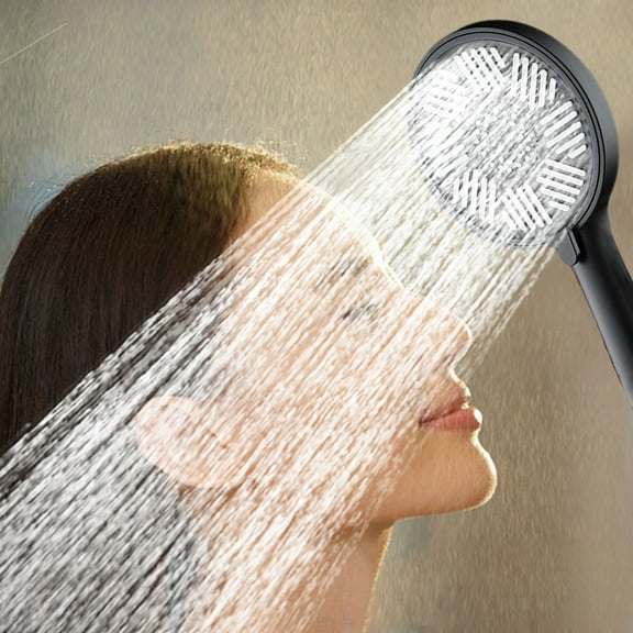 Vacemry Under $5 High Pressure Handheld Showerhead, 3 Spray Mode Shower Head, Water Saving Shower System, Easy Install Bath Shower, Refreshment Showering Experience