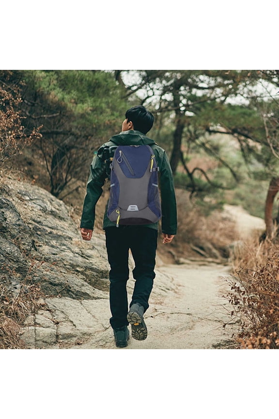 Under $5 Hiking Backpack 40L, Lightweight Daypack for Outdoor Trekking, Travel Backpack for Men Women, Water Resistant Camping Backpack with Multiple Compartments