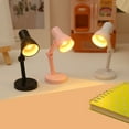 thumbnail image 1 of Vacemry Under $5 Mini Desk Lamp, LED Folding Portable Night Light with Clip, Eye Care Reading Lamp with Magnetic Base, Adjustable Brightness Bedside Table Lamp, 1 of 9