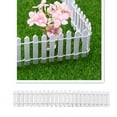 thumbnail image 1 of Vacemry Under $5 Miniature Garden Fence, Decorative Dollhouse Landscape Border, Wooden Succulents Plant Edging, DIY Craft Scene Accessory, Home Display Ornamental Structure, 1 of 9