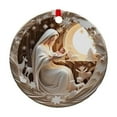 thumbnail image 1 of Vacemry Under $5 Nativity Scene Ornament, Christmas Tree Hanging Decoration with Religious Theme, Biblical Christmas Decor for Holiday Display, Unique Jesus Birth Scene Pendant, 1 of 6