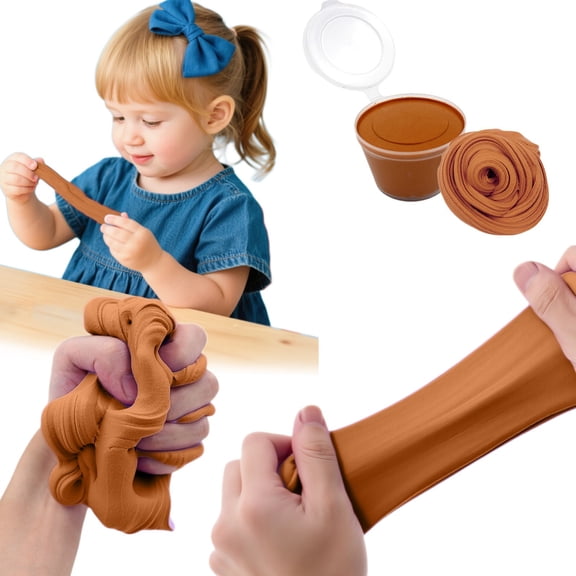 Vacemry under $5 Pure Color Slime, Simple Furry Butter Slime Clay for DIY Crafting, Lightweight Non-Settling Modeling Material for Mindful Relaxation Activities