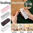 thumbnail image 1 of Vacemry Rechargeable Vacuum Sealer, Handheld Food Packaging Machine for Storage, Mini Sealing Device for Snacks Vegetables, Portable Kitchen Tool with Automatic Sealing Function, 1 of 9